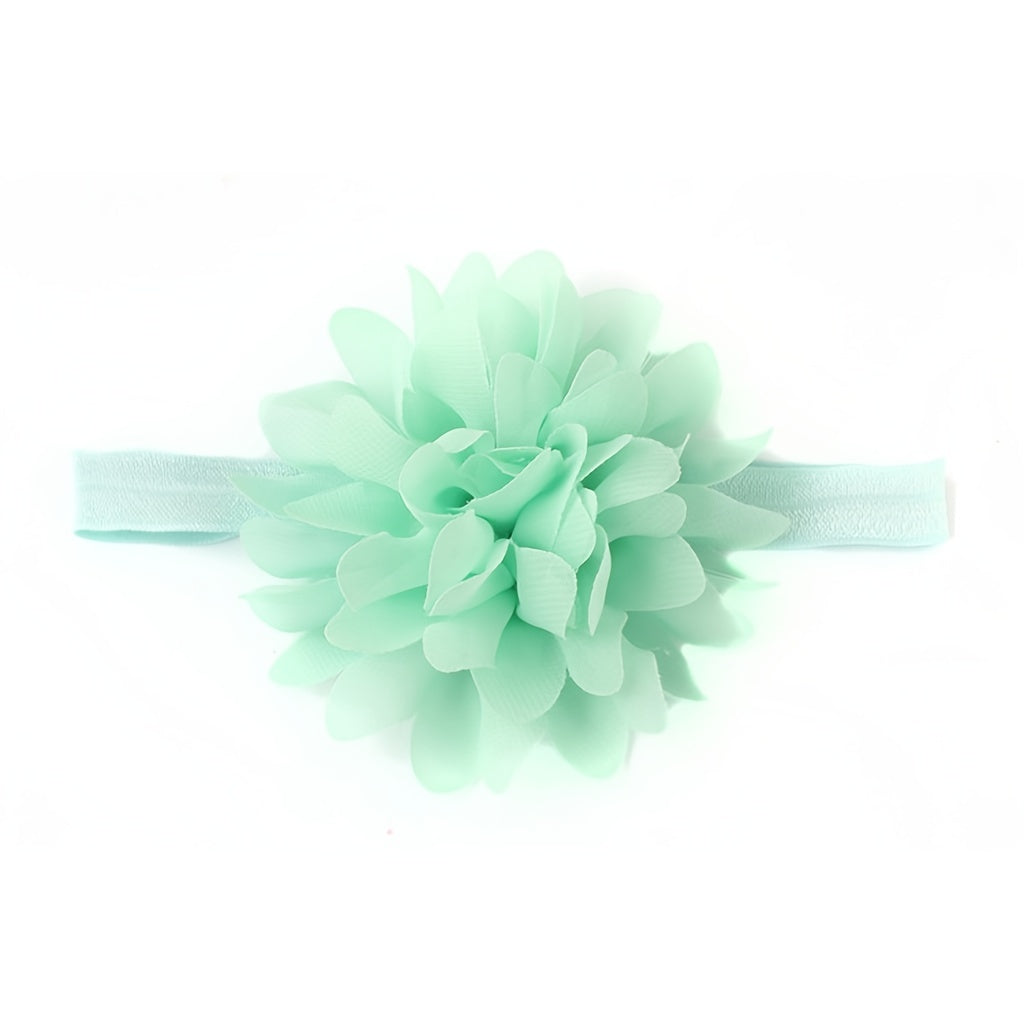 Baby Girls Flower Headbands Turban Elastics Hairbands Hair Accessories