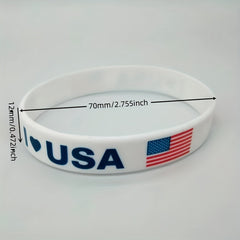 Patriotic Flag Bracelet Waterproof Wristband