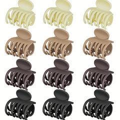 8pcs Small Style Hair Claw Clip For Women Girls Hair Bang Braids