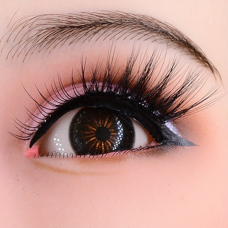 5 Pairs Half Eye Lashes Natural Look C Curling Short Wispy False Eyelashes