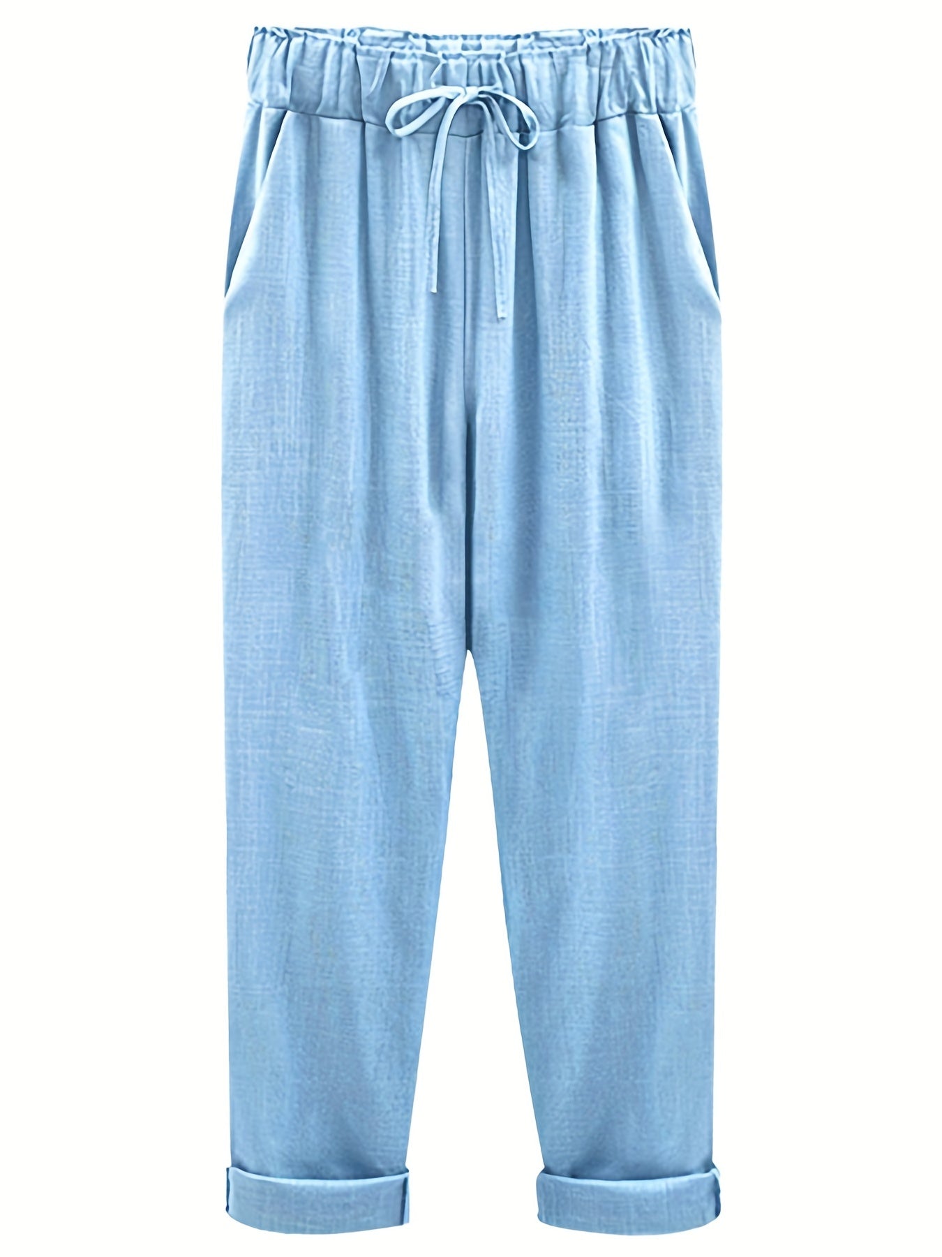 Women's Plus Size Solid Harem Pants