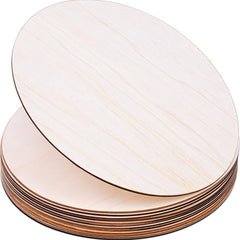 10pcs Round Wooden Discs for Painting