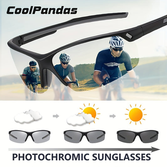 CoolPandas Men's Tr90 Ultralight Sports Polarized Sunglasses