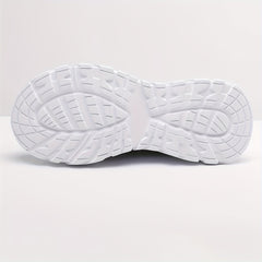 Women's Knit Chunky Sneakers Breathable Non-slip Outdoor Running Shoes