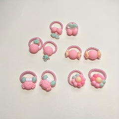 10pcs Baby Girls Hair Tie Ponytail Holders Hair Accessories
