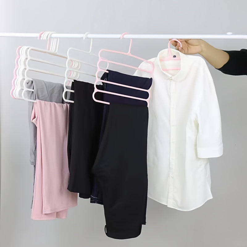 5-Layer Anti-Slip Pant Rack for Wardrobe