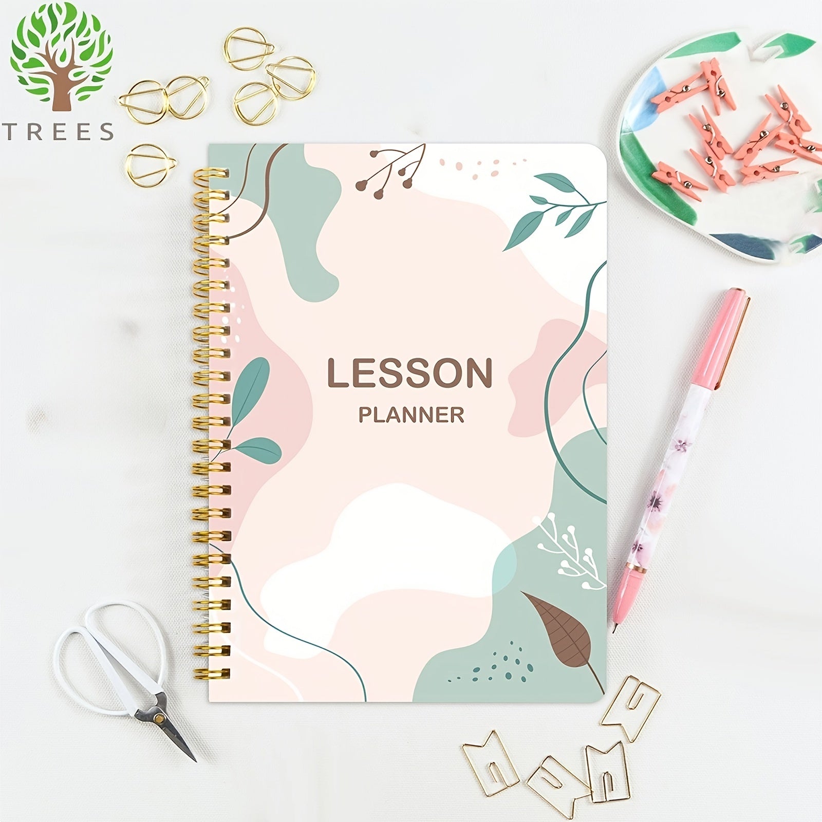Teacher Planner Notebook Academic Lesson Plan & Record Book 8.5x5.5 Inches