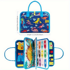 Dinosaur Adventure Felt Learning Board - Light Beige