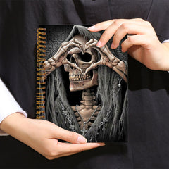 Skull Love Gesture Notebook for Journaling