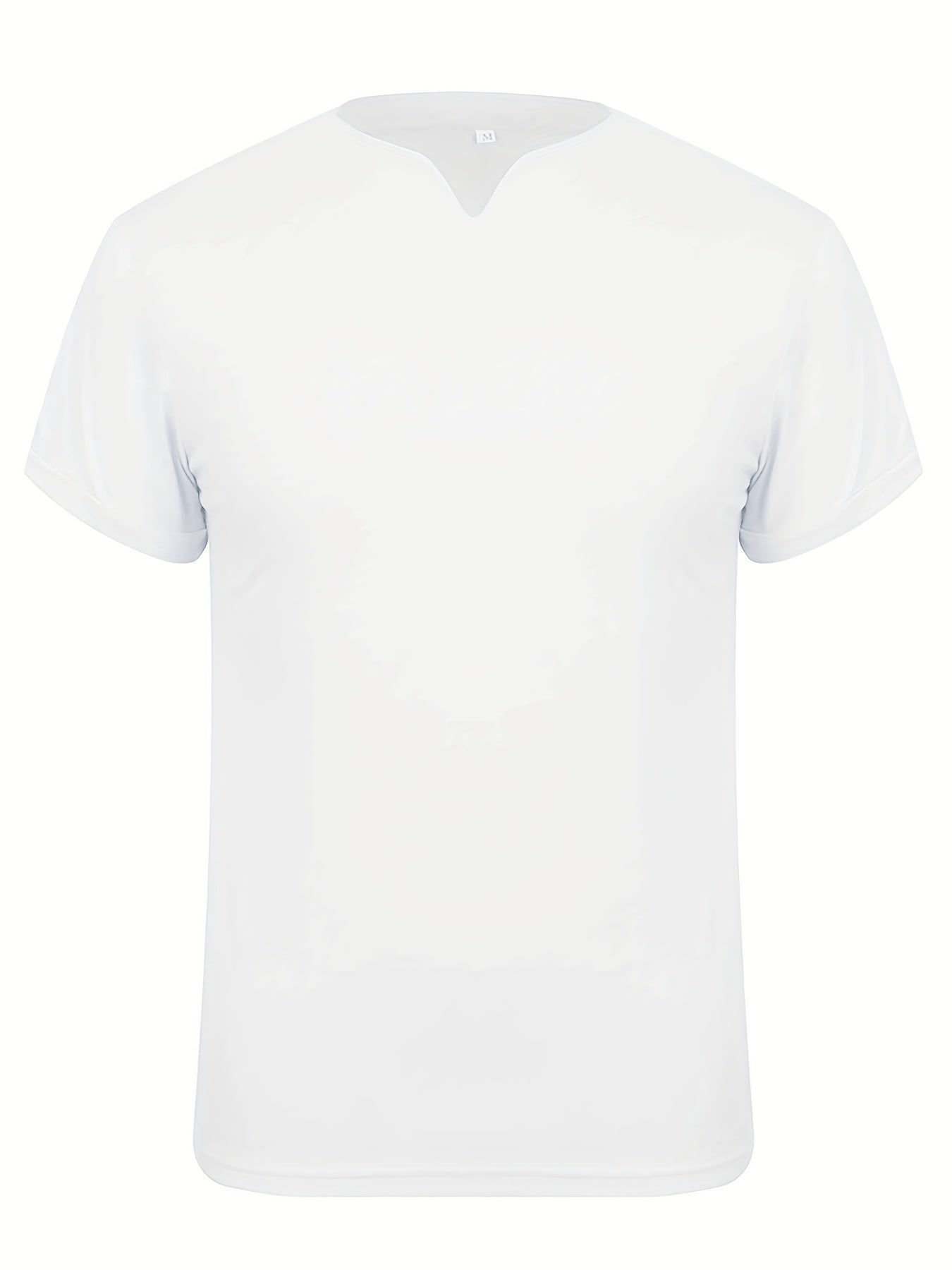 Men's Retro Short Sleeve V-Neck for Outdoor Summer Leisure