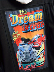 The Dream Is True Print Men's Denim Jacket