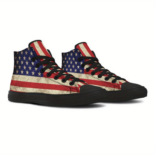 Men's Vintage Style High Top Canvas Skate Shoes
