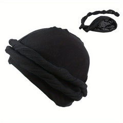Ethnic Style Men's Turban Hat Soft Elastic Wrapped Head Hat
