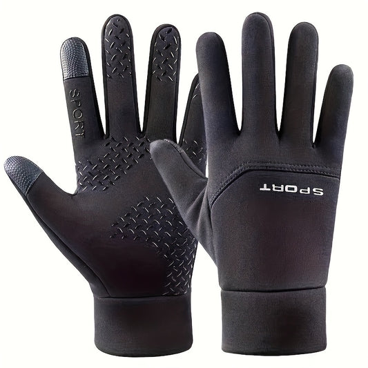 Men's Cycling Gloves Waterproof Touch Screen Driving Fishing WarmGloves