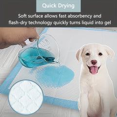 50pcs Disposable Dog Training Pads Absorbent Diapers For Dogs