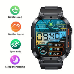 Unisex Sports Smart Watch Waterproof Dial Watch For Activities Tracker