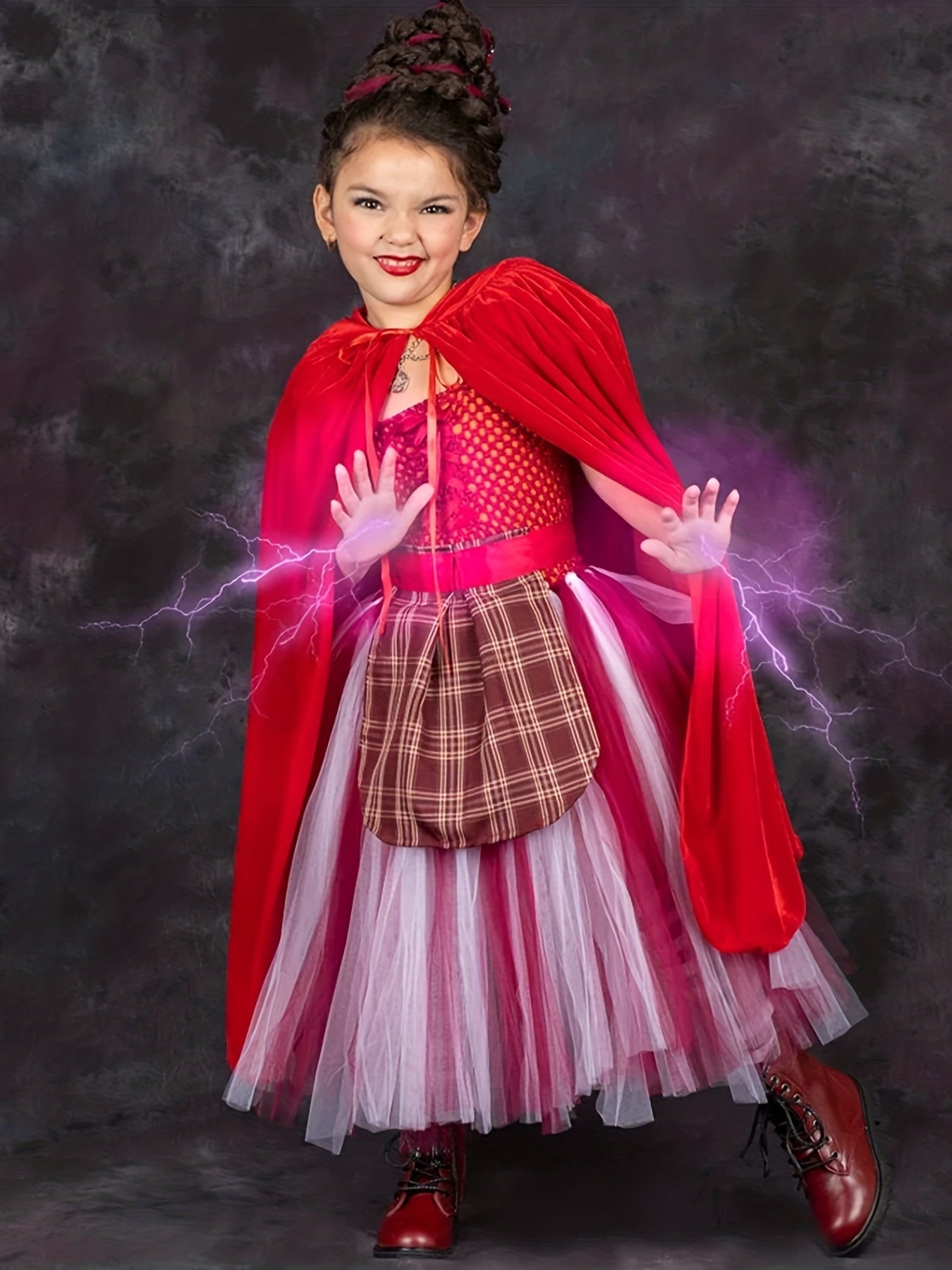 Halloween Witch Cosplay Costume & Accessories for Party Performance