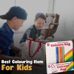Unicorn Bag with 6 Coloring Pens