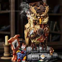 Owl Building Blocks Animal Toy Assembly Model DIY Decoration 1286pcs