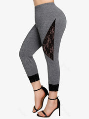  Lace High Rise Skinny Leggings