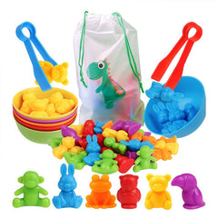 Animal Counting Toy Matching Game Learning Set Gift