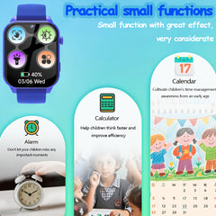 Kids Smart Watch Alarm Clock Flashlight Calculator Calendar Step Tracker