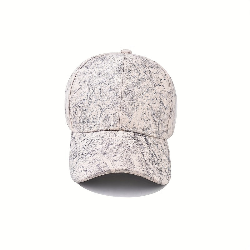 Classic Tie Dye Baseball Cap Solid Vintage Sports Hat Adjustable