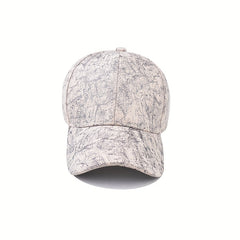 Classic Tie Dye Baseball Cap Solid Vintage Sports Hat Adjustable