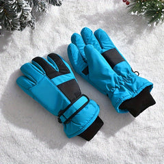 Kids Winter Snow Gloves Waterproof Windproof Warm Gloves