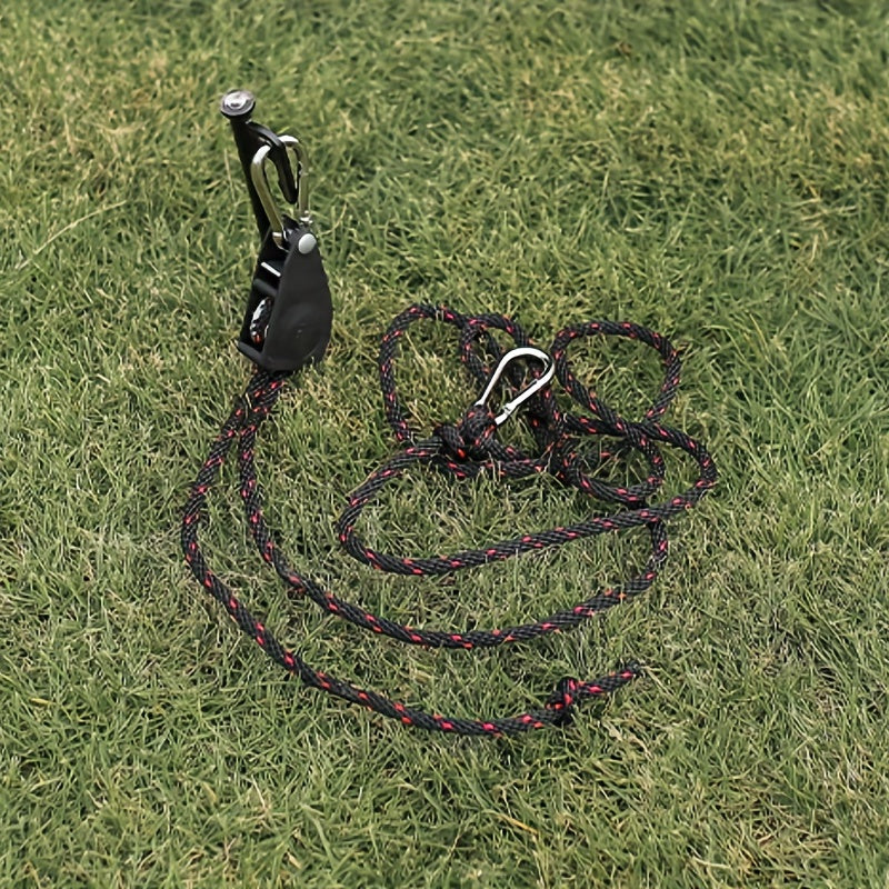 Adjustable Metal Pulley Lamp Lifting Rope with Lifting Pulley