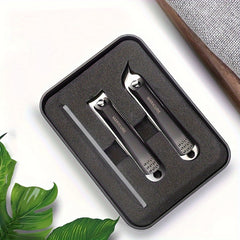 3pcs Portable Nail Clippers Fingernail & Toenail Cutter Manicure Tool