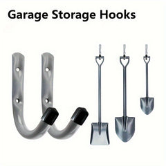 6pcs Heavy Duty Garage Tool Hook Storage Hanger Wall Mounted Steel Hanging