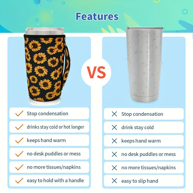 Insulated Reusable Cup Sleeve for 30oz Tumbler - Keep Drinks Cold