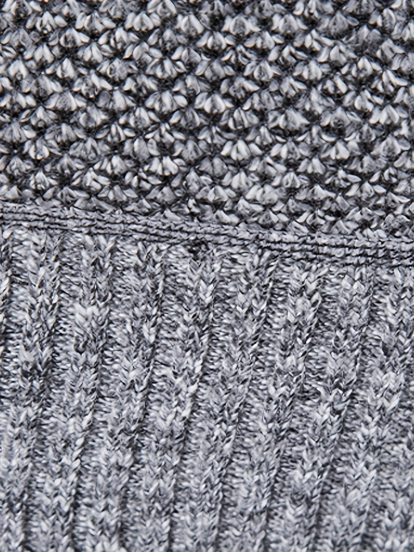 Men's Herringbone Twill Pullover Sweater - Fall Winter High Neck Stretch Jacket