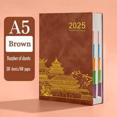 Customizable Planner Thick Journal for Notes Scheduling & Mixed Colors