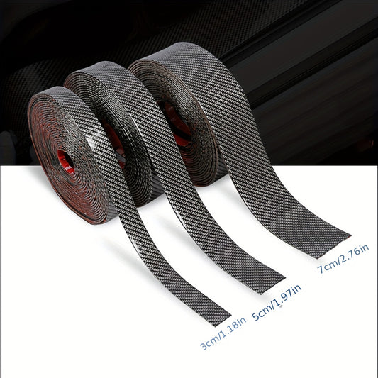 Car Door Entry Guards Carbon Fiber Scratch Cover Protector Strip