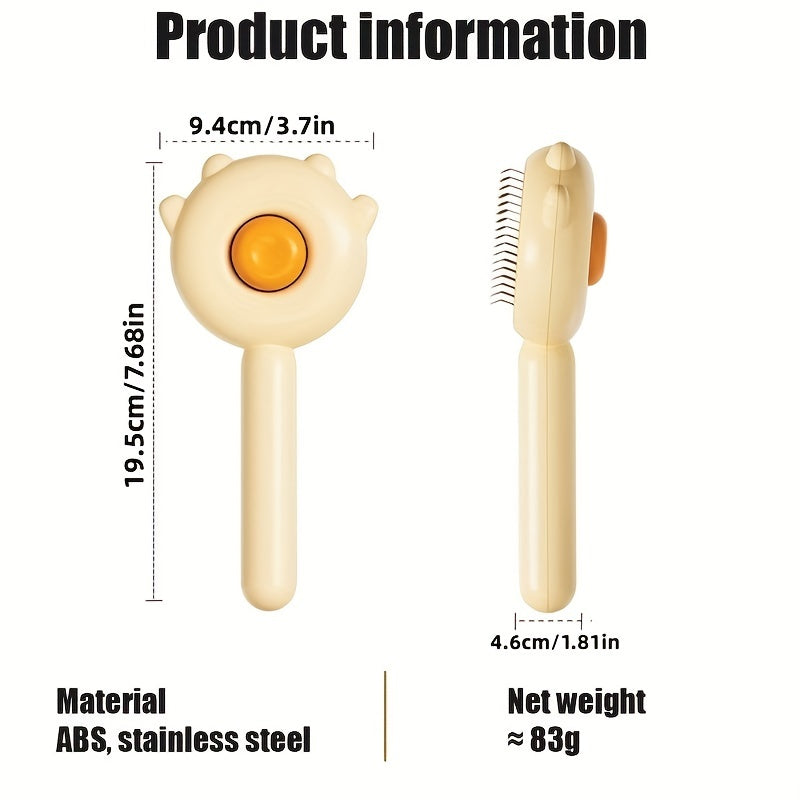 Self Cleaning Pet Hair Removal Comb Slicker Brush