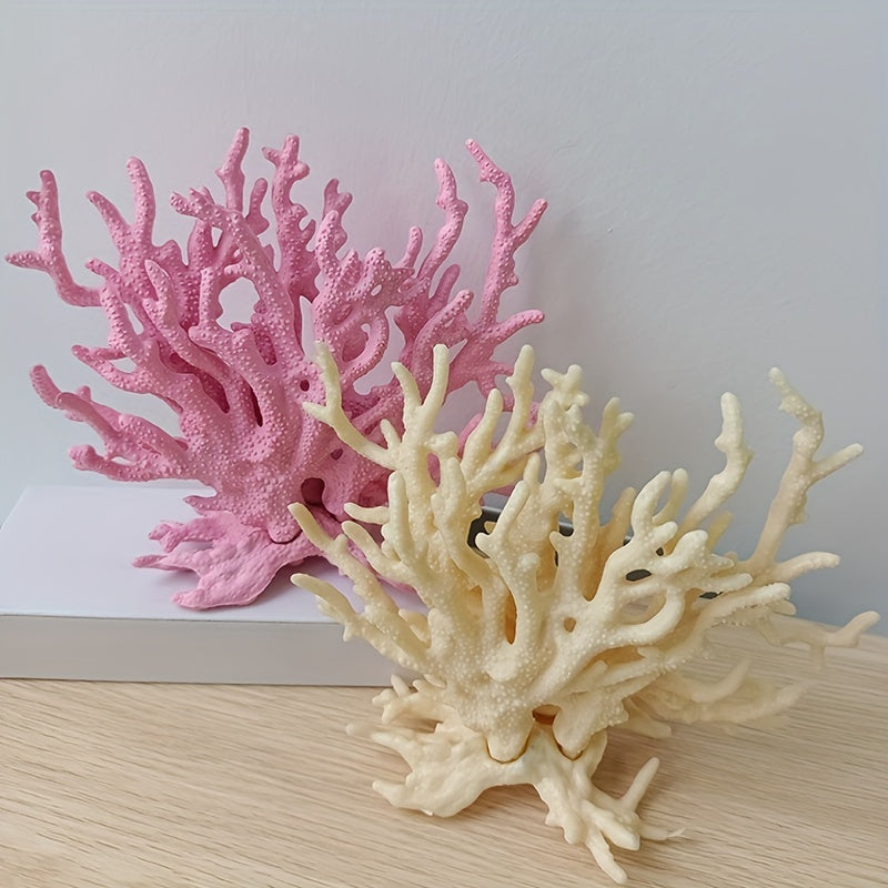 14pcs Artificial Corals & Plants for Vibrant Fish Tank