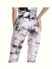 Tie Dye High Waist Yoga Leggings for Women