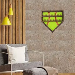 Wooden Baseball Softball Display Stand Decorations Item Display
