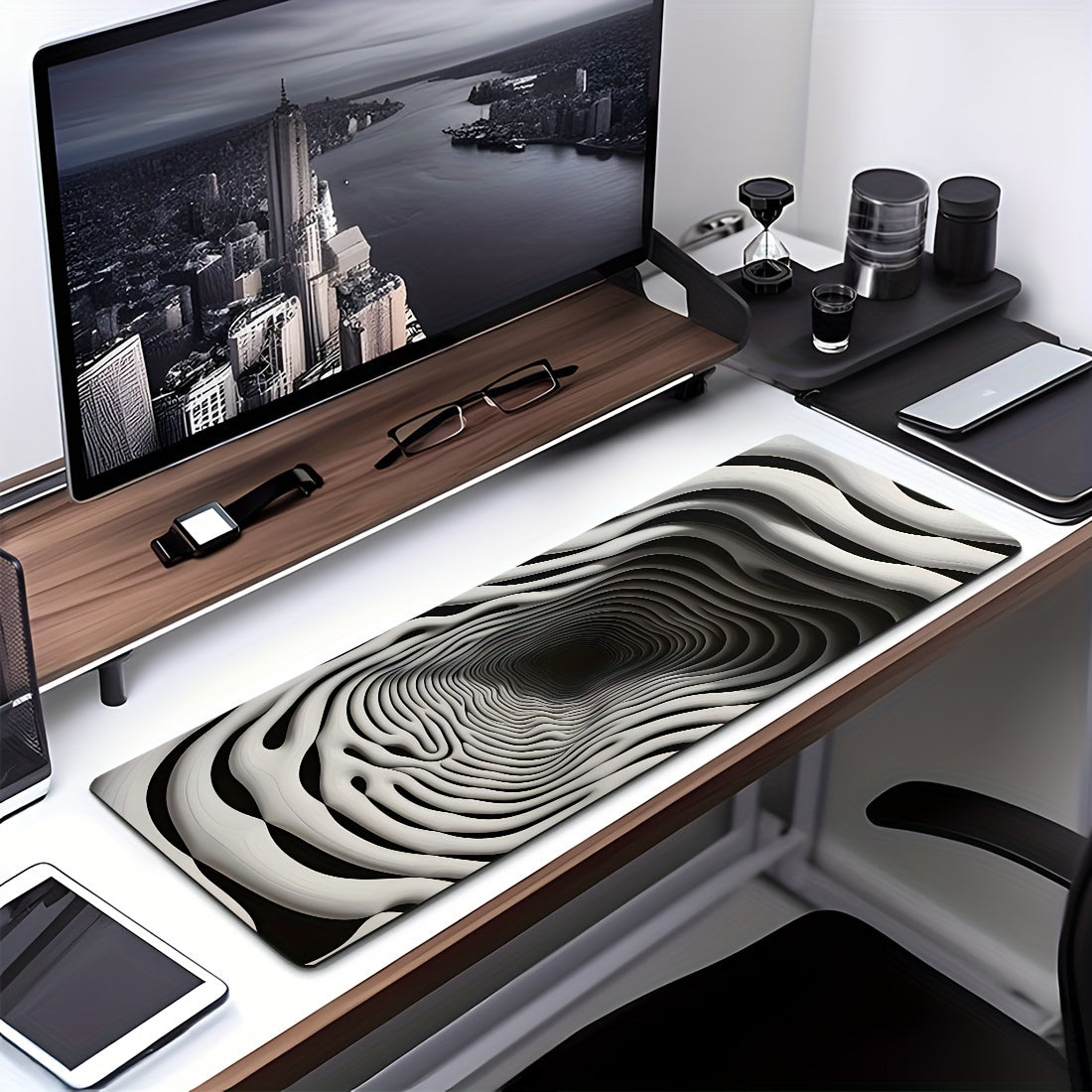 Abstract Series Large Desktop Mouse Pad Office Home Computer Accessories Pad