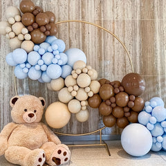 87pcs Brown Balloons in Various Sizes for Garland Arch Coffee Latex Balloon