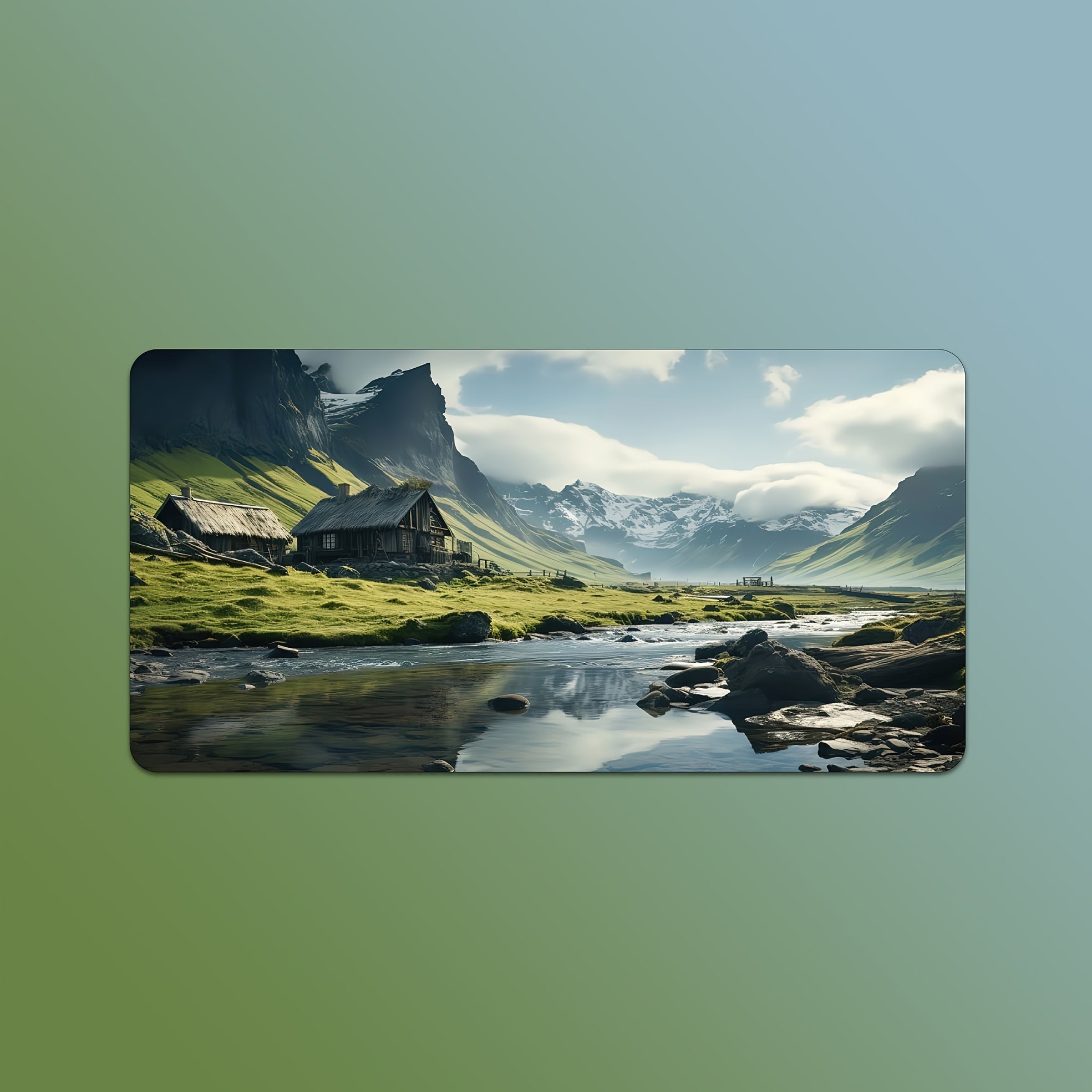 Natural Landscape XL Rubber Mouse Pad Soft Waterproof Desk Mat