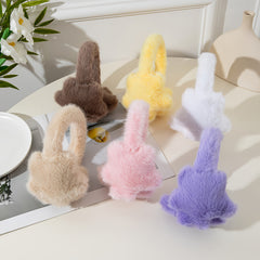 Bright Plush Star Earmuffs for Women Winter