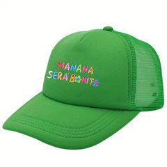 Mesh Trucker Hat Solid Baseball Cap Lightweight Adjustable Dad Hat
