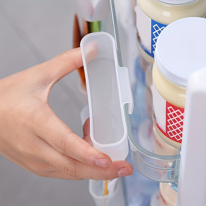 Adjustable Kitchen Fridge Storage Rack Hanging Holder