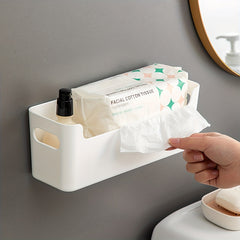 Bathroom Storage Box Toilet Tank Tissue Shelf Organizer