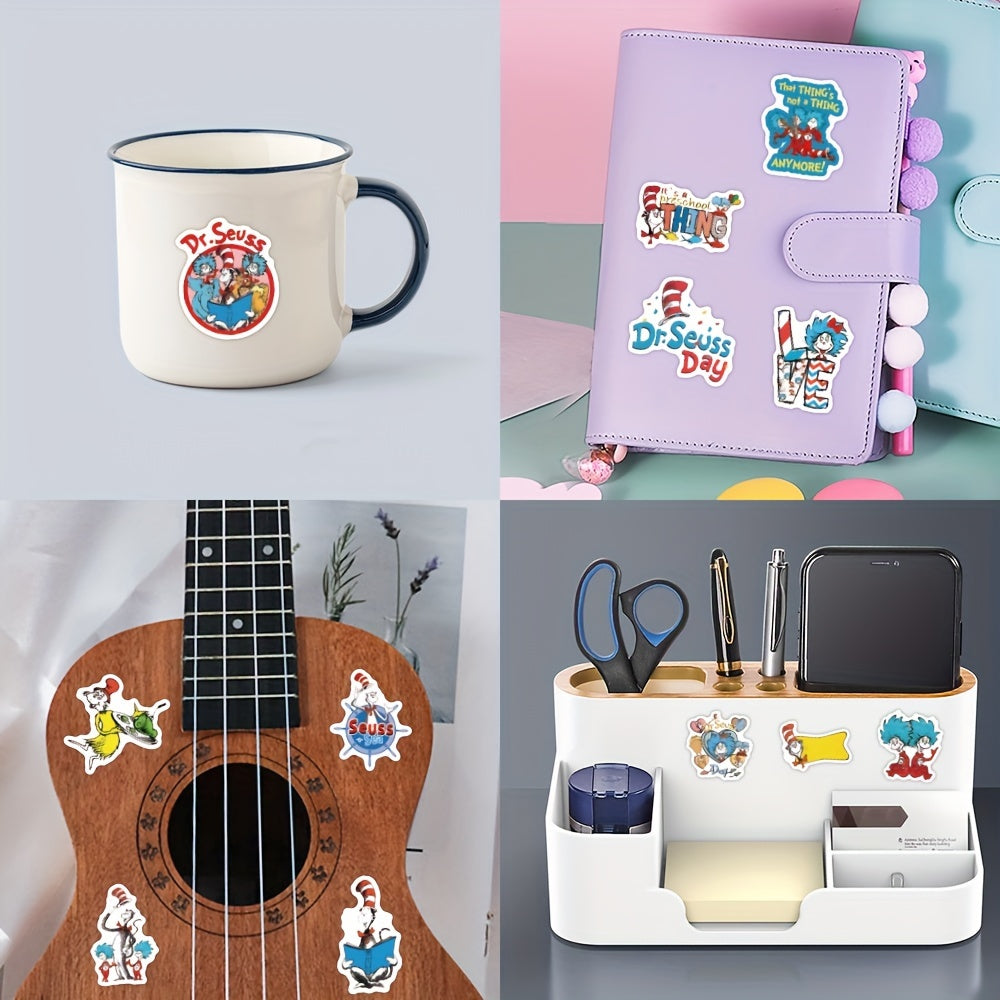 60pcs Dr Seuss Stickers Set