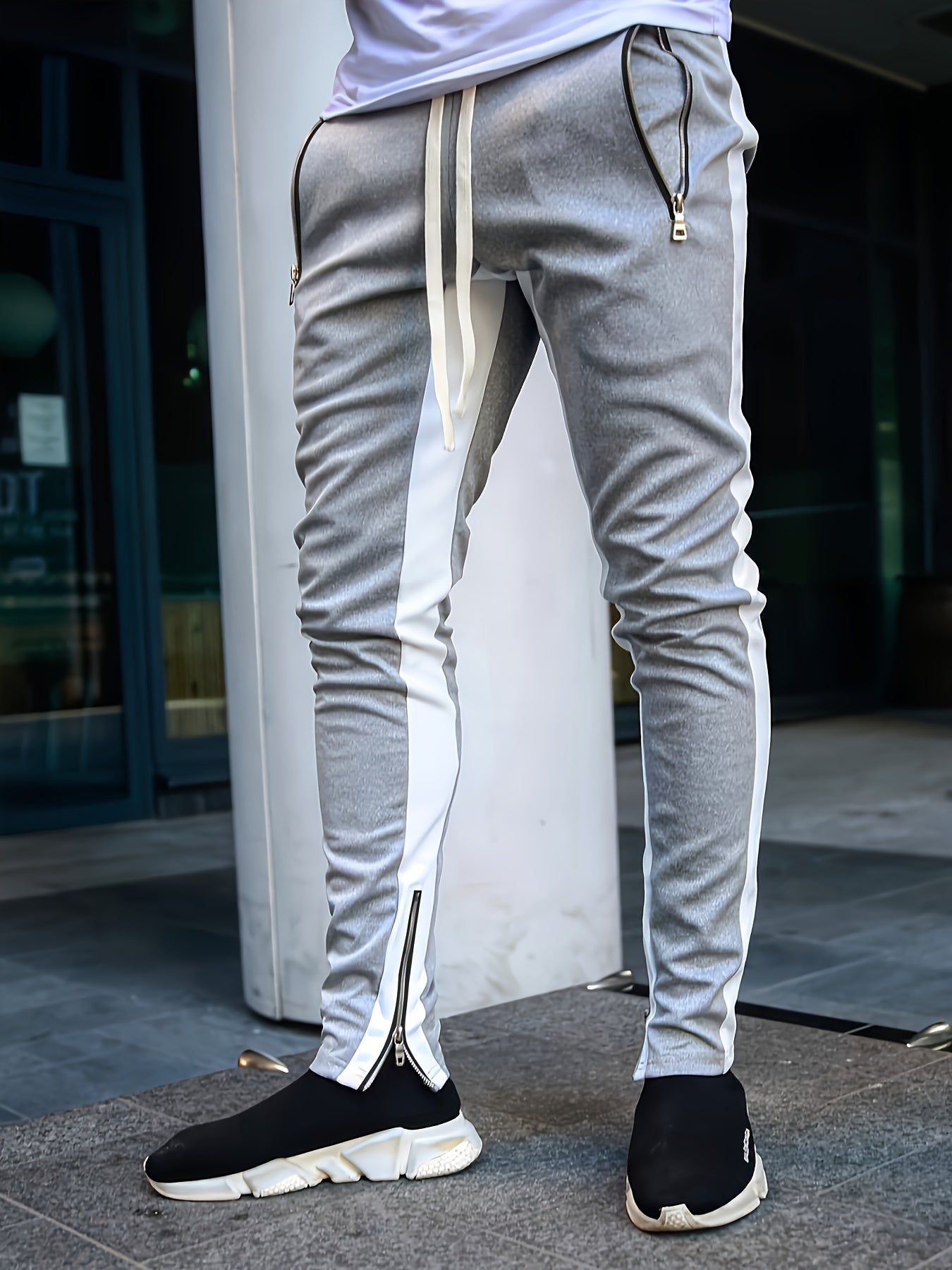 Men's Active Drawstring Breathable Trousers for Outdoor