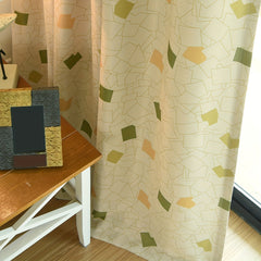 Geometric Block Printed Curtains for Stylish Home Decor